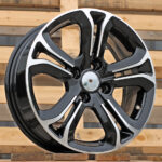 Diski R15 4×108 J6 ET25 RACINGLINE A5108 CITROEN Black Polished