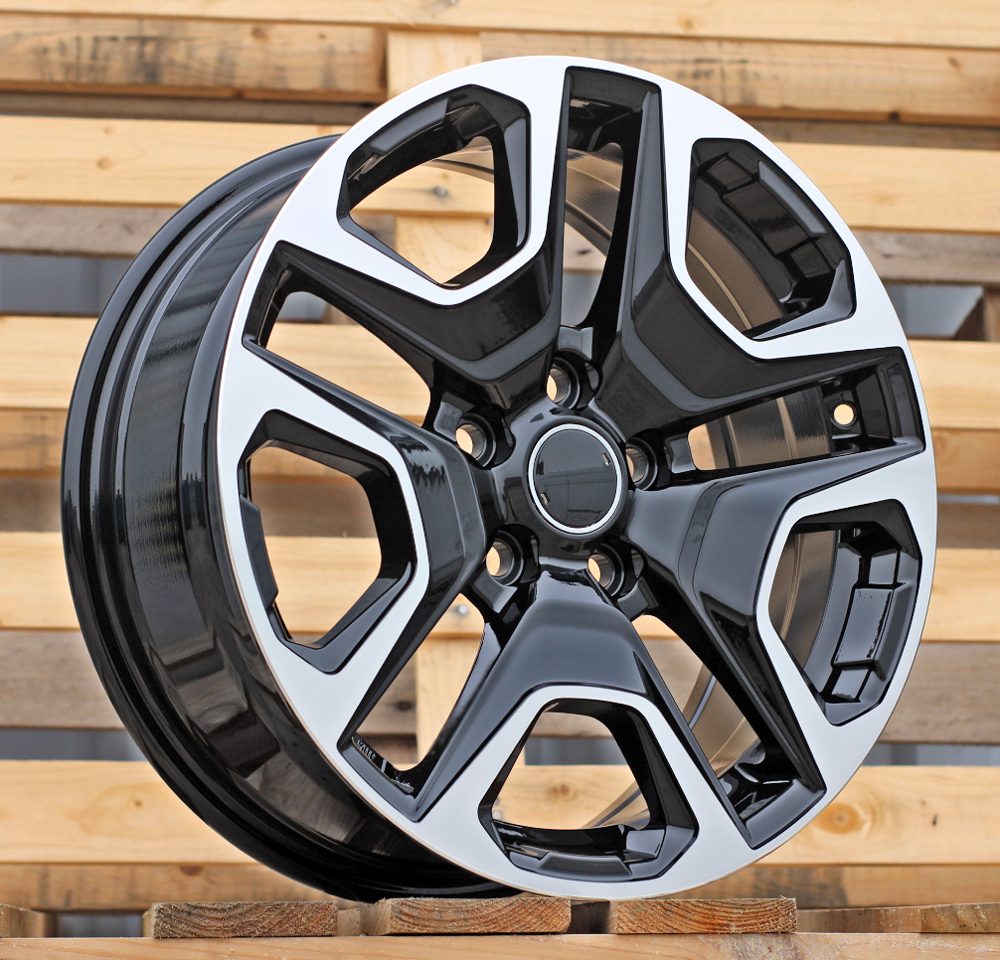 Diski R17 5x114.3 J7 ET35 RACINGLINE A5567 TOYOTA Black Polished
