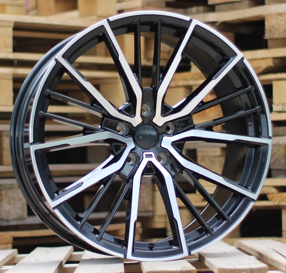 Diski R20 5x112 J9.5 ET37 RACINGLINE I5498 BMW Black Polished (Rear+Front)