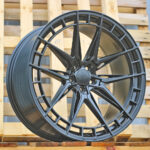 Diski R18 5×112 J8 ET40 HAXER HX046F Black Half Matt (Hybrid Forged)