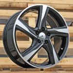 Diski R18 5×108 J7.5 ET49 RACINGLINE BY115 VOLVO Black Polished