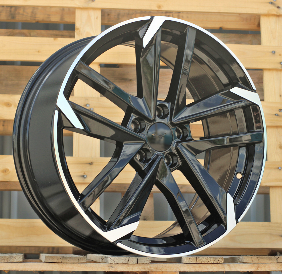 Diski R16 4x108 J7 ET30 RACINGLINE XE170 PEUGEOT Black Polished