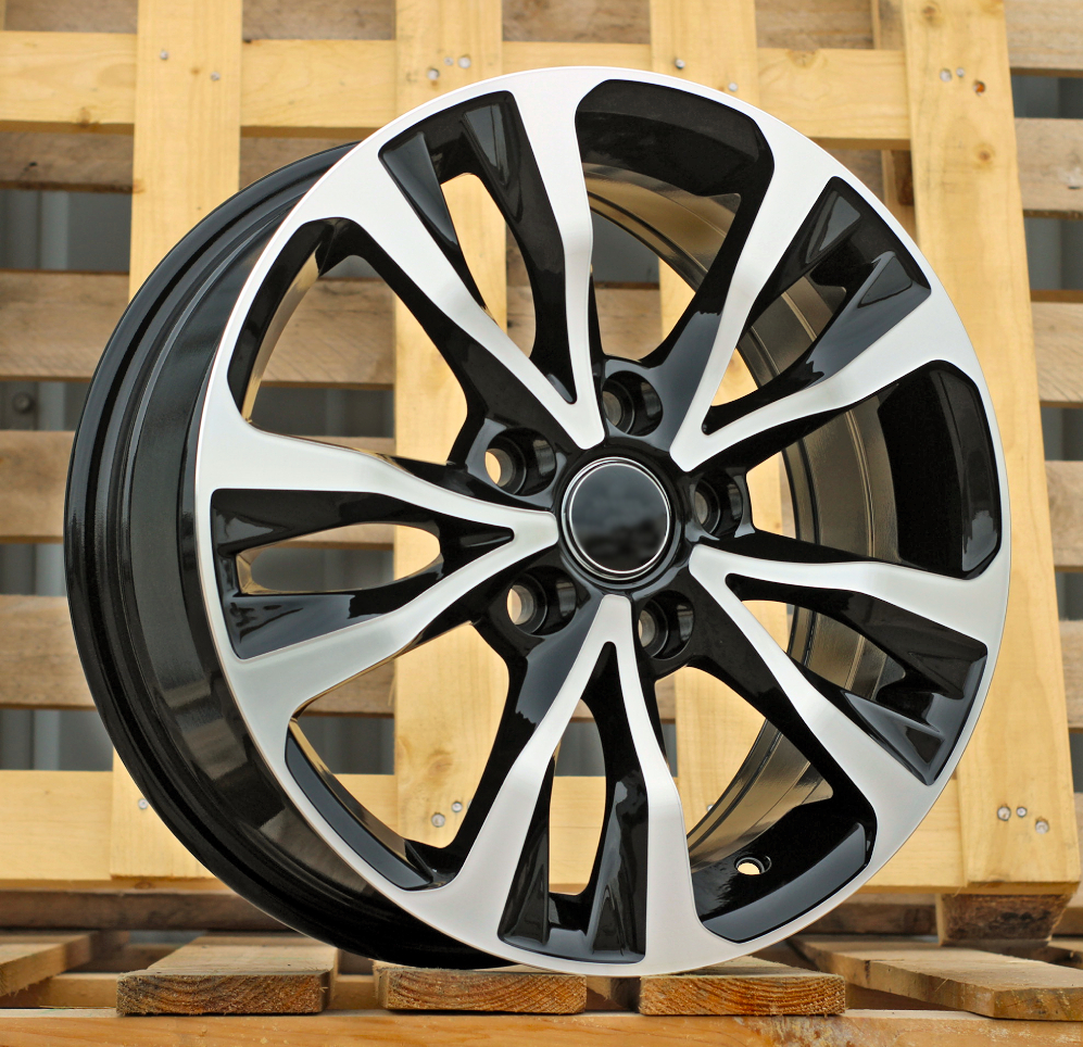 Diski R16 5x114.3 J6.5 ET40 RACINGLINE B5212 TOYOTA Black Polished