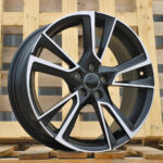 Diski R17 5×100 J7 ET46 RACINGLINE IN3627F SKODA Black Polished Half Matt (Hybrid Forged)