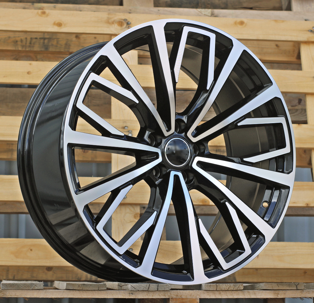 Diski R20 5x112 J9 ET39 RACINGLINE B1453 AUDI Black Polished