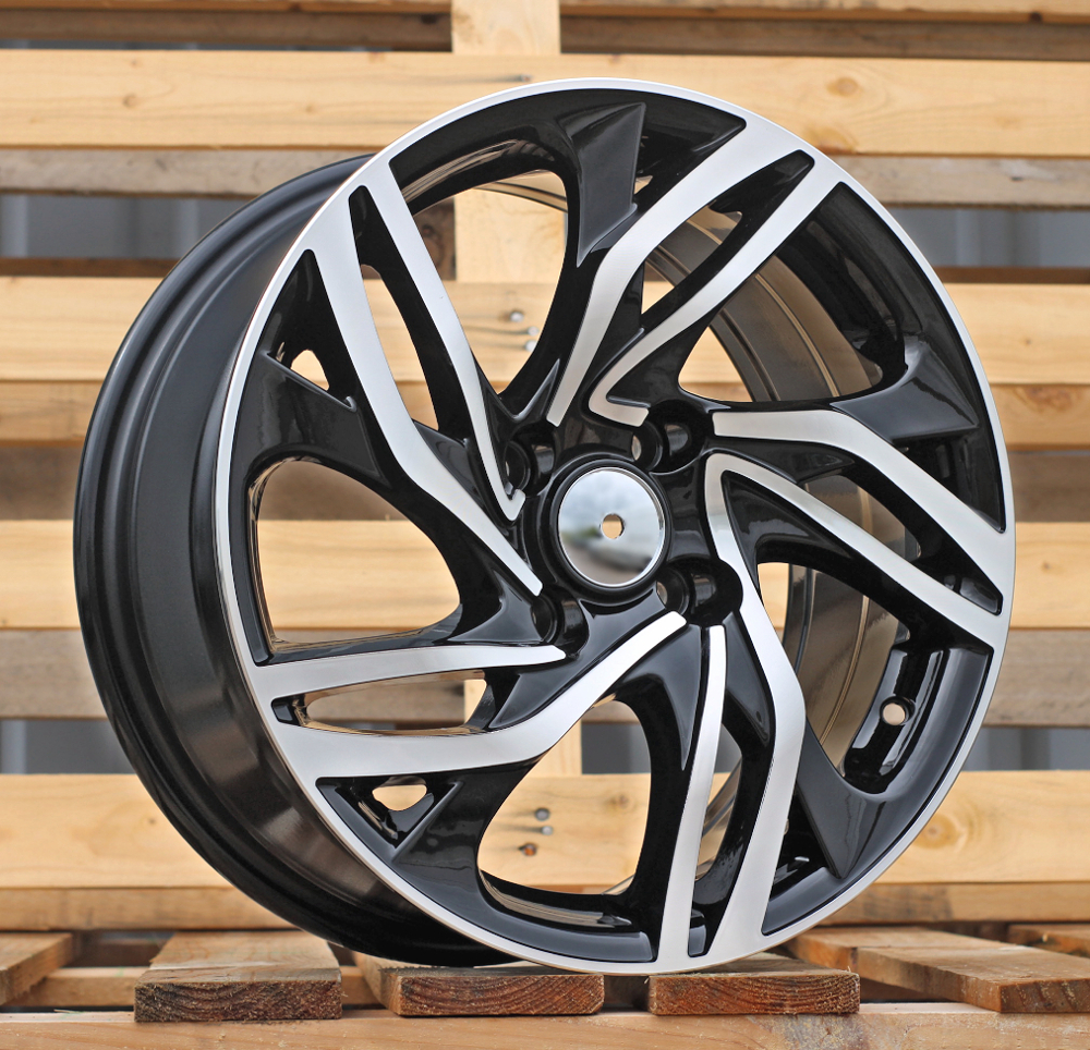 Diski R16 4x108 J7 ET25 RACINGLINE BK607 CITROEN Black Polished