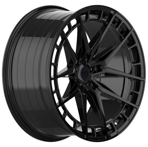 Diski R20 5x112 J10.5 ET40 HAXER HX046F Black Half Matt (Rear+Front) (Hybrid Forged)