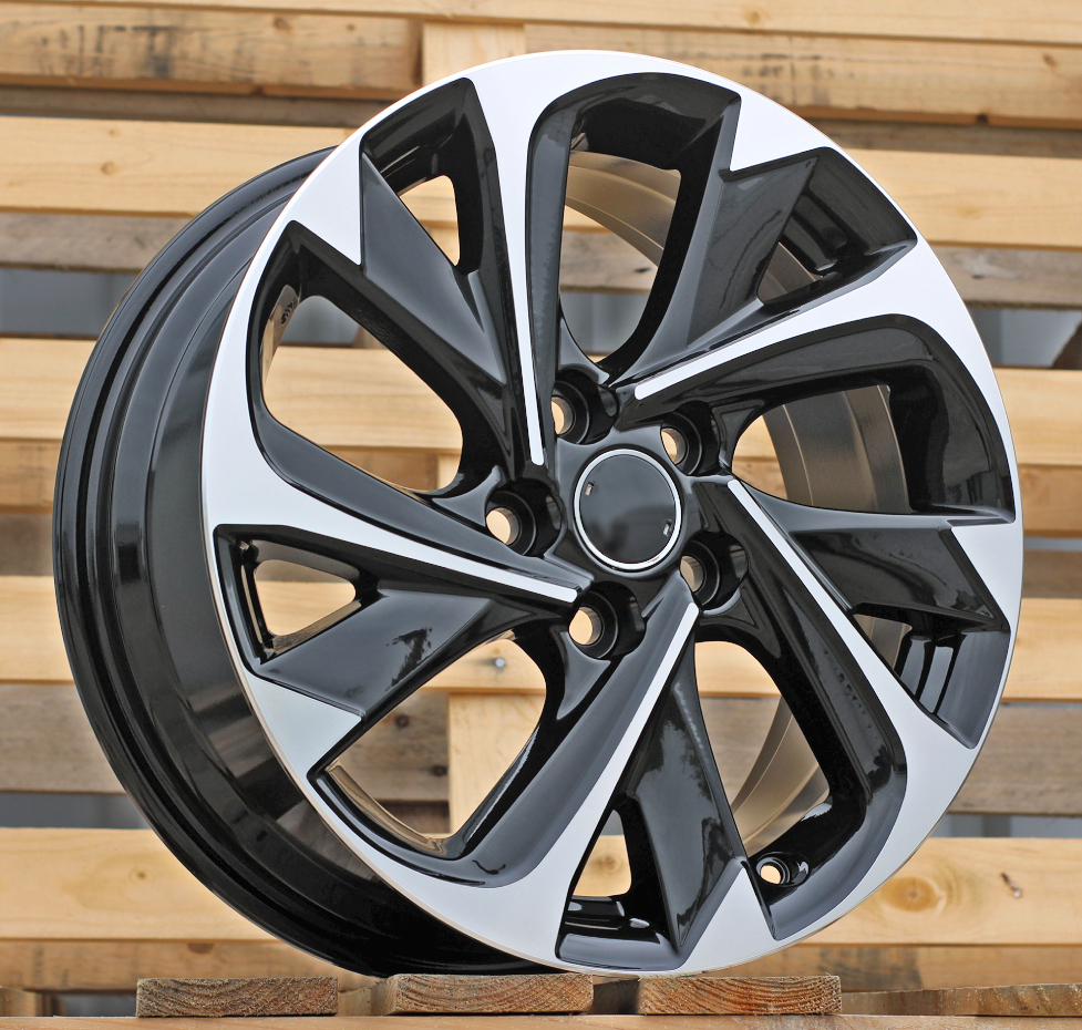 Diski R17 5x114.3 J7 ET50 RACINGLINE XFE89 TOYOTA Black Polished