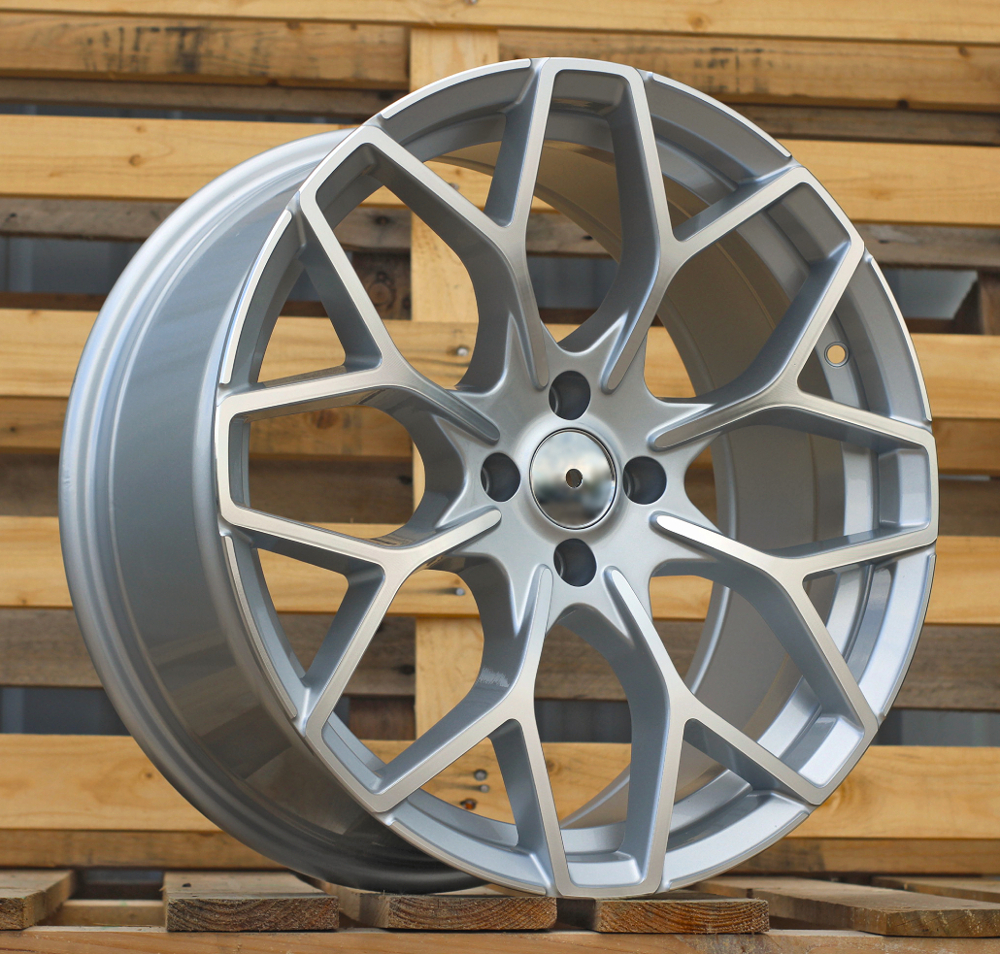 Diski R18 4x100 J8 ET30 RACINGLINE B1449 SMART Silver Polished (Rear+Front)