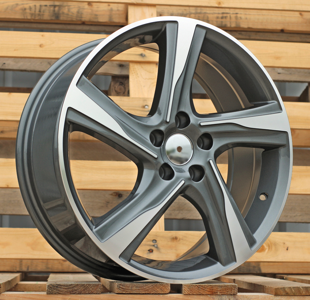 Diski R18 5x108 J7.5 ET49 RACINGLINE BY115 VOLVO Grey Polished