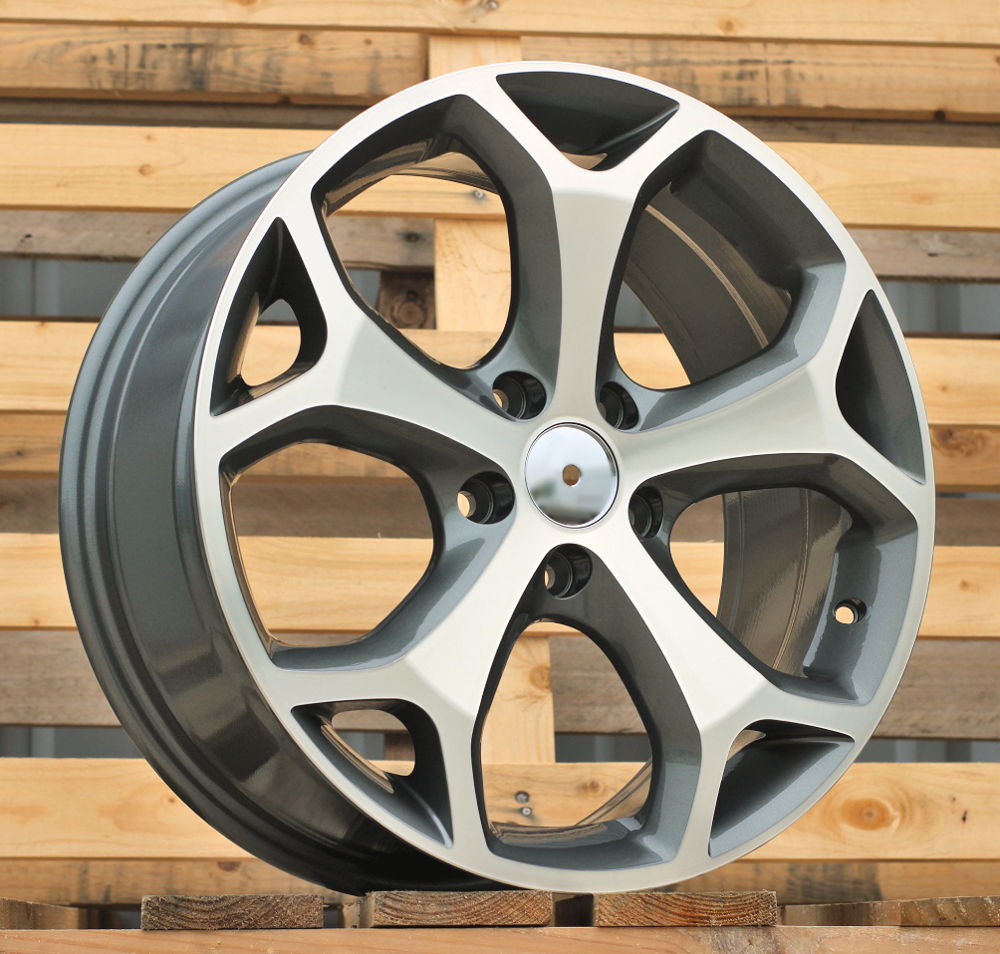 Diski R16 5x108 J6.5 ET50 RACINGLINE BK386 FORD Grey Polished