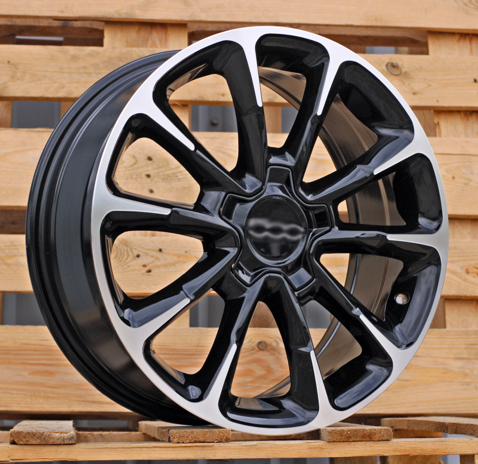 Diski R17 5x110 J7 ET40 RACINGLINE Y1281 FIAT Black Polished