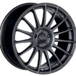 Diski R19 5×112 J8.5 ET44 OZ Racing Superturismo LM Matt Graphite Silver Lettering