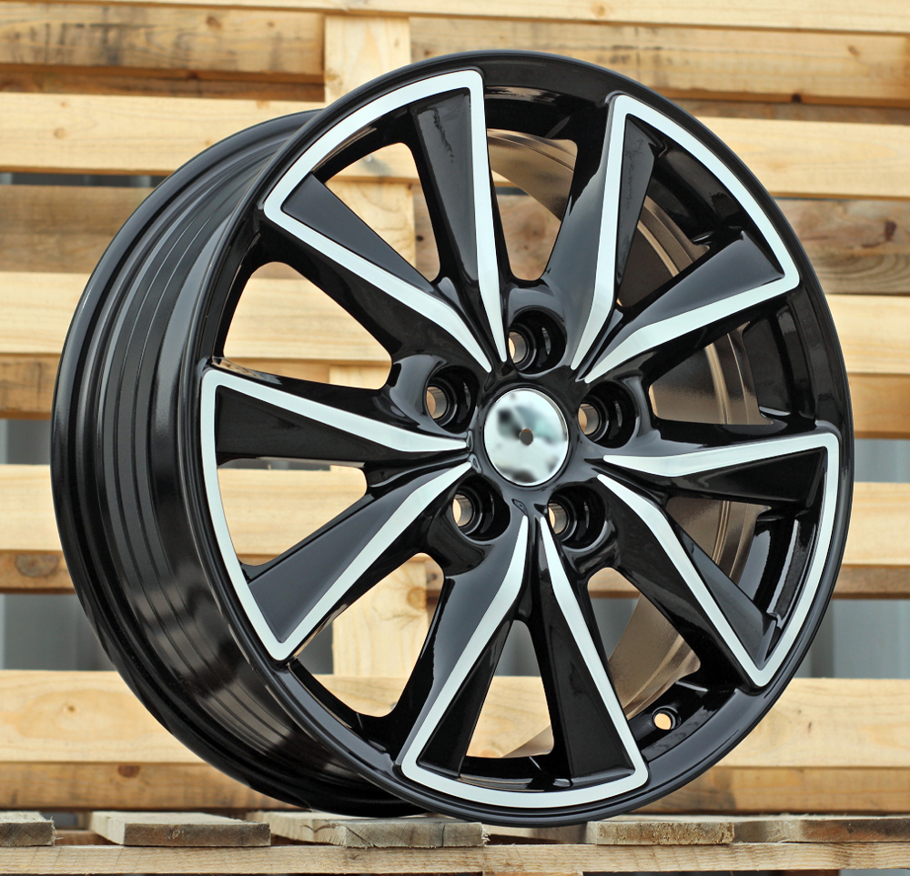 Diski R17 5x114.3 J7 ET50 RACINGLINE FE173 MAZDA Black Polished