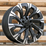 Diski R18 5×112 J7.5 ET52 RACINGLINE IN3519F MERCEDES Black Polished Half Matt (Hybrid Forged)