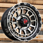 Diski R15 5×114.3 J7 ET10 RACINGLINE H1046 4X4 Black Polished