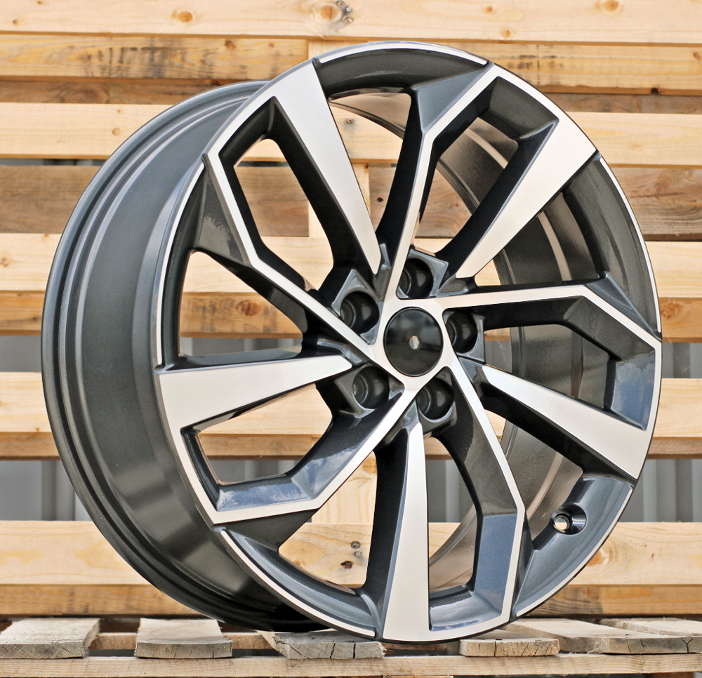 Diski R19 5x112 J8 ET39 RACINGLINE FBX507 AUDI Grey Polished (Hybrid Forged)