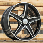 Diski R18 5×112 J8 ET45 RACINGLINE B5052 MERCEDES Black Polished