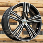 Diski R18 5×108 J8 ET45 RACINGLINE FE184 VOLVO Black Polished