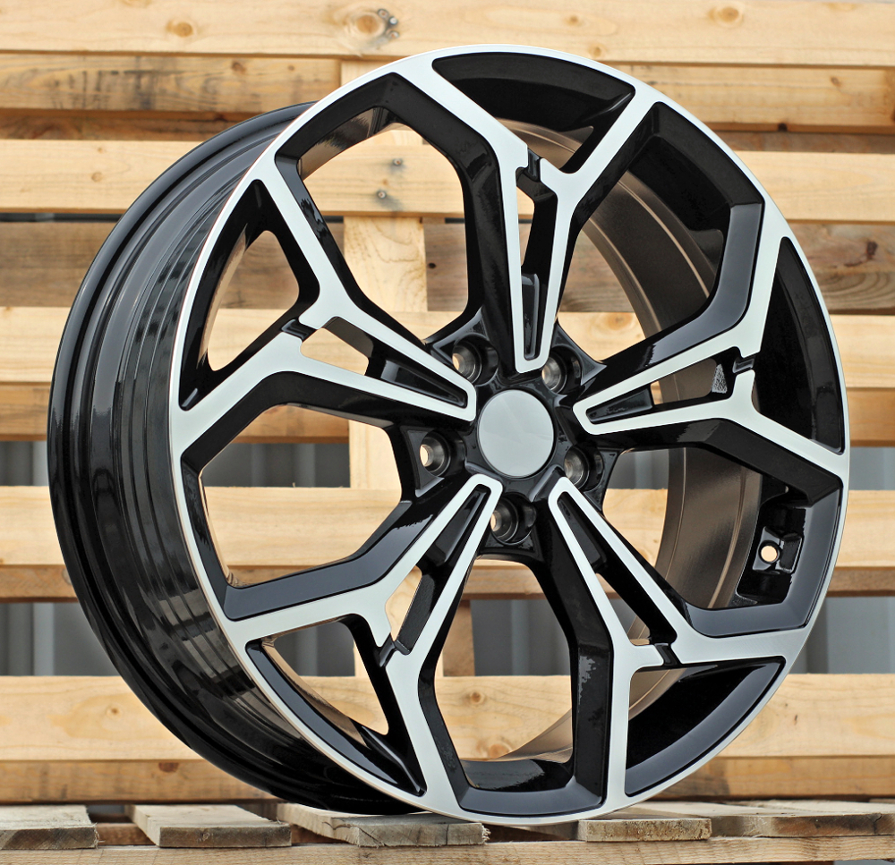 Diski R16 5x114.3 J6.5 ET50 RACINGLINE FE190 KIA Black Polished (Hybrid Forged)