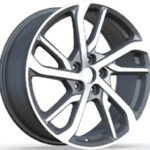 Diski R18 5×108 J7.5 ET50 RACINGLINE FBX326 FORD Grey Polished (Hybrid Forged)