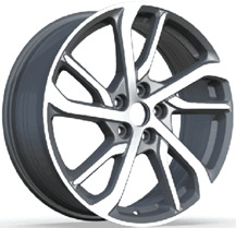 Diski R18 5x108 J7.5 ET50 RACINGLINE FBX326 FORD Grey Polished (Hybrid Forged)