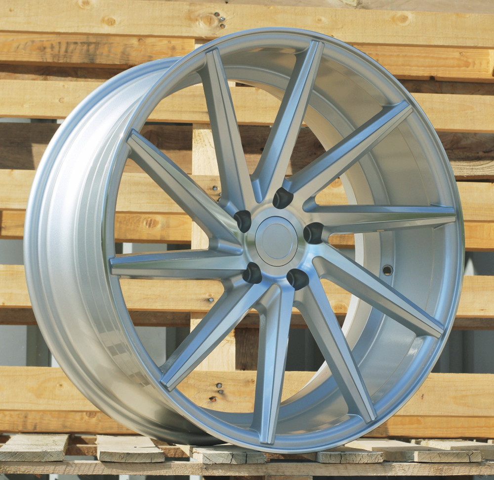 Diski R17 5x112 J7.5 ET38 RACINGLINE B1058 Silver Polished
