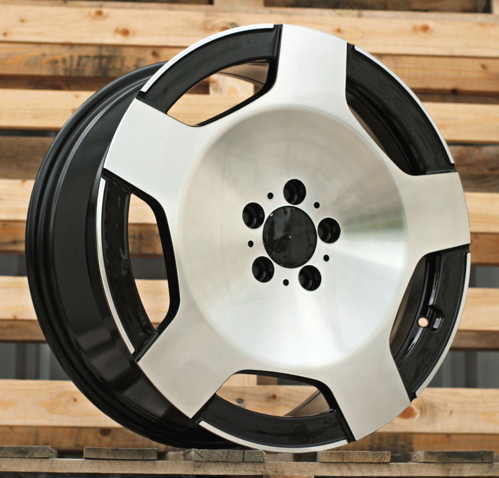 Diski R19 5x112 J8 ET52 RACINGLINE IN3518F MERCEDES Black Polished (Hybrid Forged)