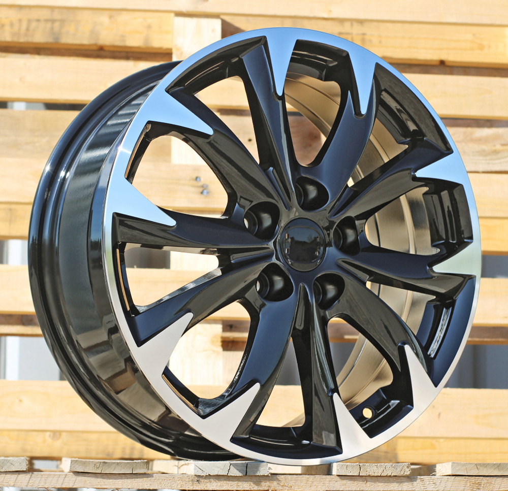 Diski R17 5x114.3 J7 ET50 RACINGLINE BY177 MAZDA Black Polished