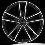 Diski R17 5×108 J7 ET42 Dezent KF dark Black/polished