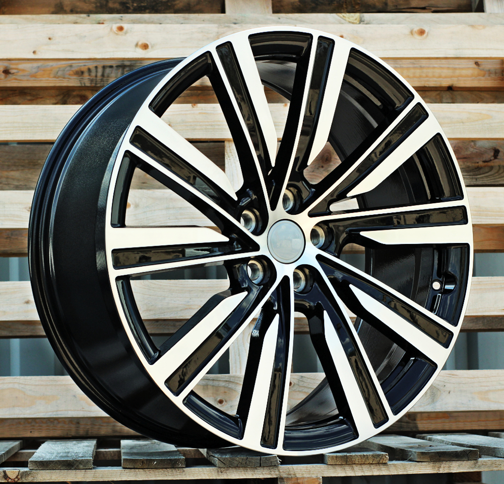 Diski R22 5x120 J9.5 ET45 RACINGLINE H3091F LANDROVER Black Polished (Hybrid Forged)