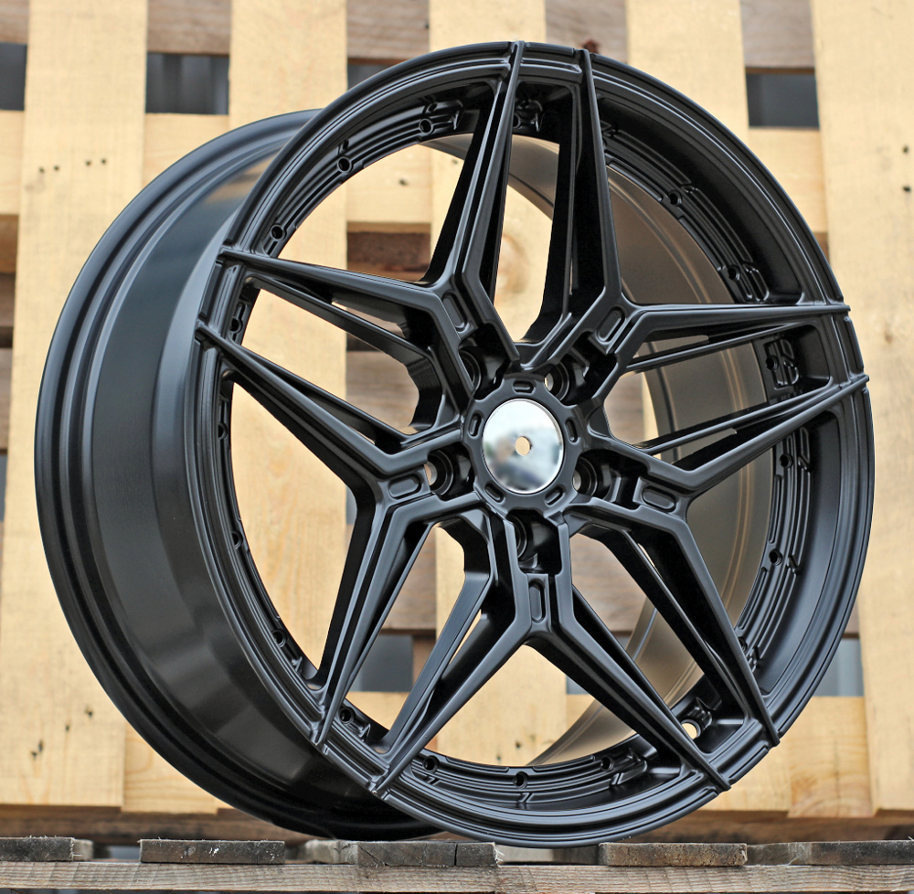 Diski R18 5x112 J8 ET40 RACINGLINE FBX481 Black Half Matt (Hybrid Forged)