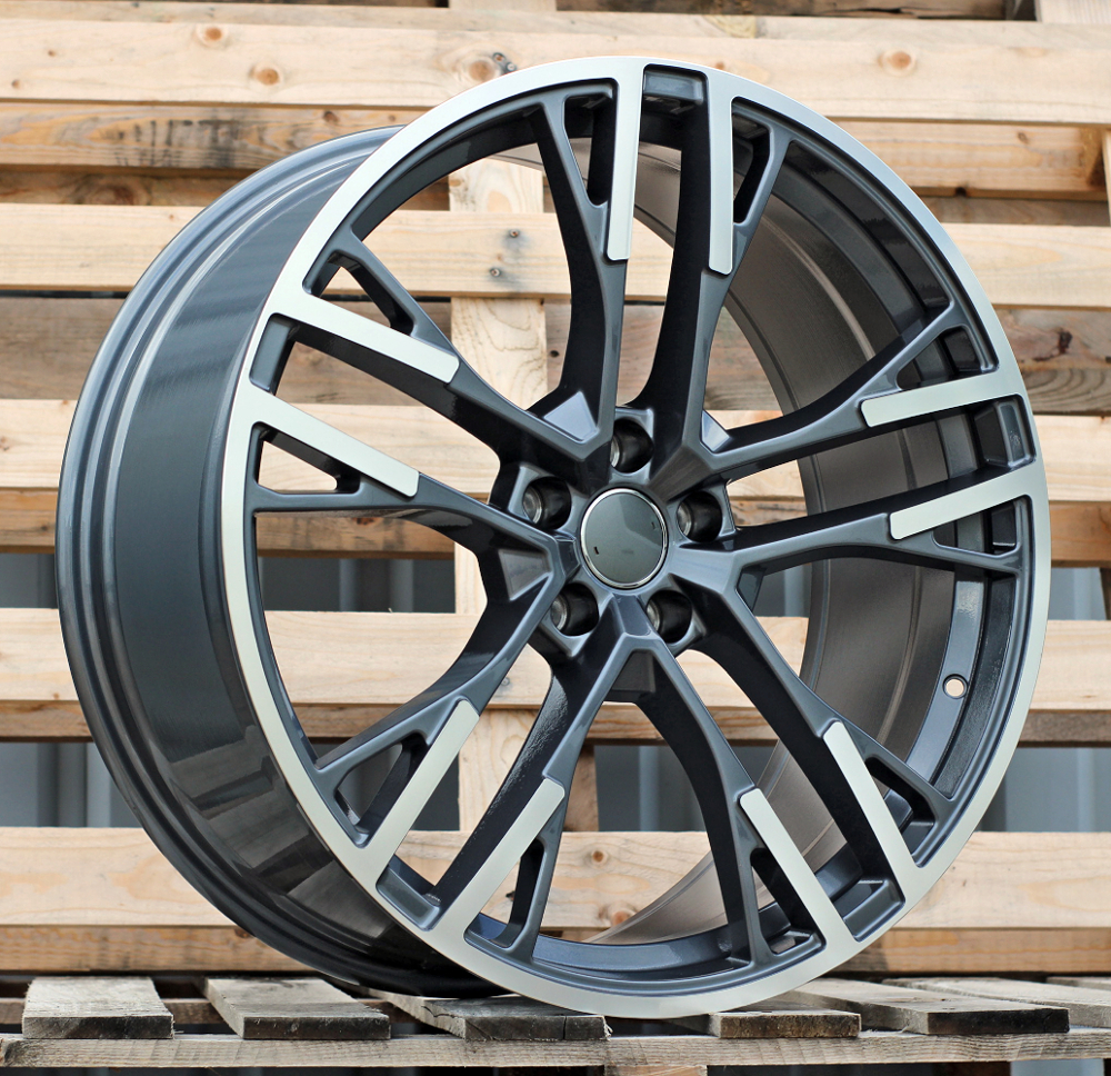 Diski R21 5x112 J9 ET30 RACINGLINE F726 AUDI Grey Polished (Hybrid Forged)