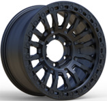 Diski R17 5x127 J8.5 ETM6 RACINGLINE FBX462 4X4 Black Half Matt (Hybrid Forged)