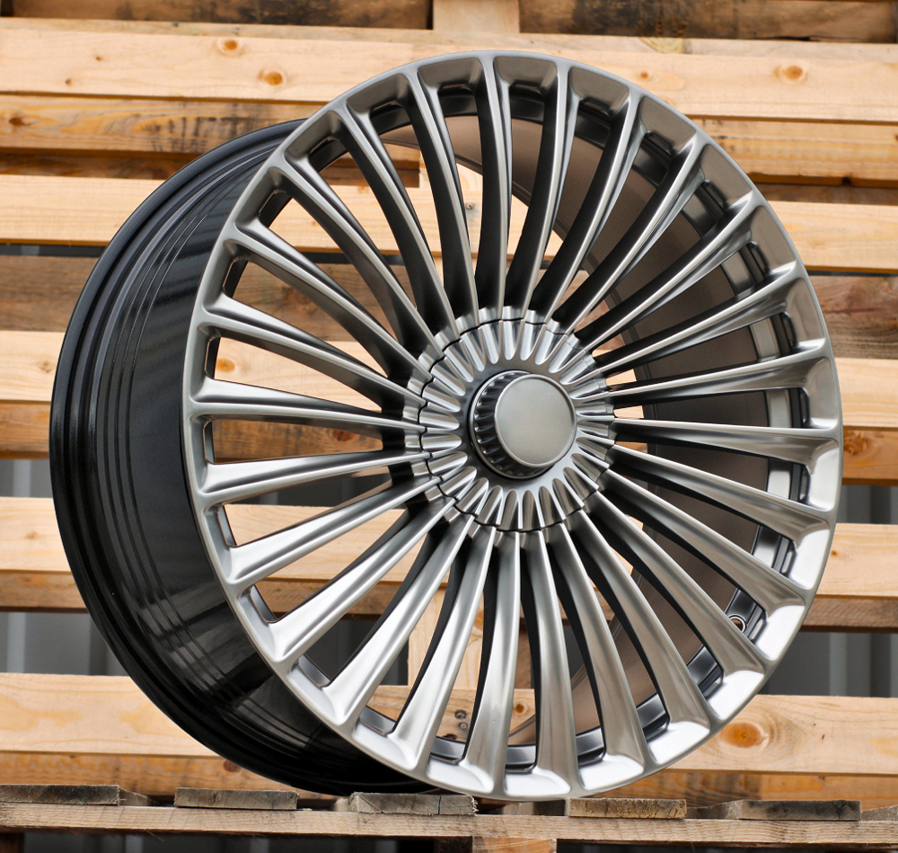 Diski R19 5x112 J8.5 ET40 RACINGLINE FBX202 MERCEDES Dark Shining (Rear+Front) (Hybrid Forged)