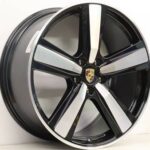 Diski R22 5×130 J11.5 ET61 RACINGLINE FC021 PORCHE Black Polished (Rear+Front)