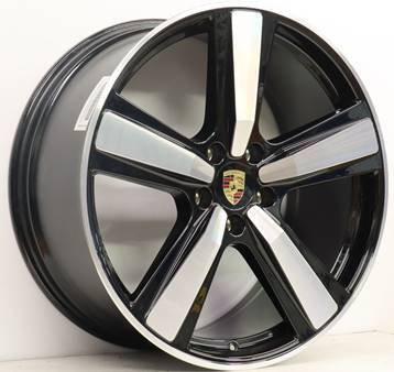Diski R22 5x130 J10 ET48 RACINGLINE FC021 PORCHE Black Polished (Rear+Front)