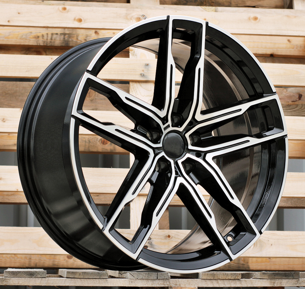 Diski R20 5x112 J8.5 ET25 RACINGLINE H3076F BMW Black Polished (Rear+Front) (Hybrid Forged)