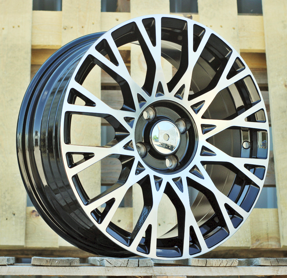 Diski R16 4x98 J6.5 ET35 RACINGLINE Y1283 FIAT Black Polished (Hybrid Forged)