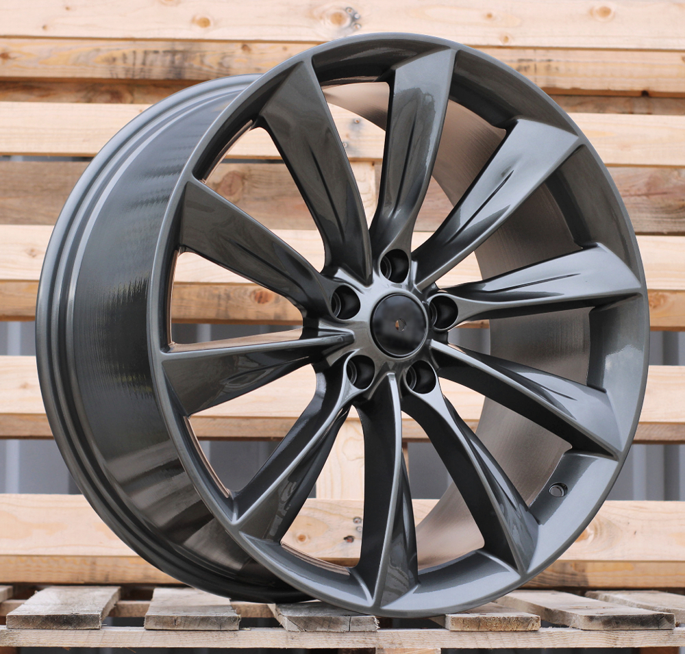 Diski R19 5x114.3 J9.5 ET40 RACINGLINE 3S209 TESLA Gun Metal (Hybrid Forged)