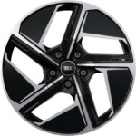 Diski R20 5×130 J9 ET54 OE Audi 4J3071490BAX1 Matt Antharcite Polished