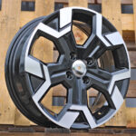 Diski R15 4×100 J6 ET40 RACINGLINE B1407 DACIA Black Polished