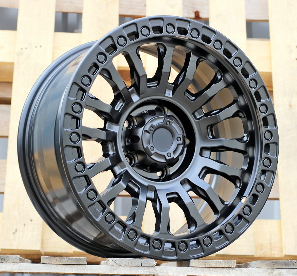 Diski R17 5x127 J8.5 ETM6 RACINGLINE FBX462 4X4 Black Half Matt (Hybrid Forged)