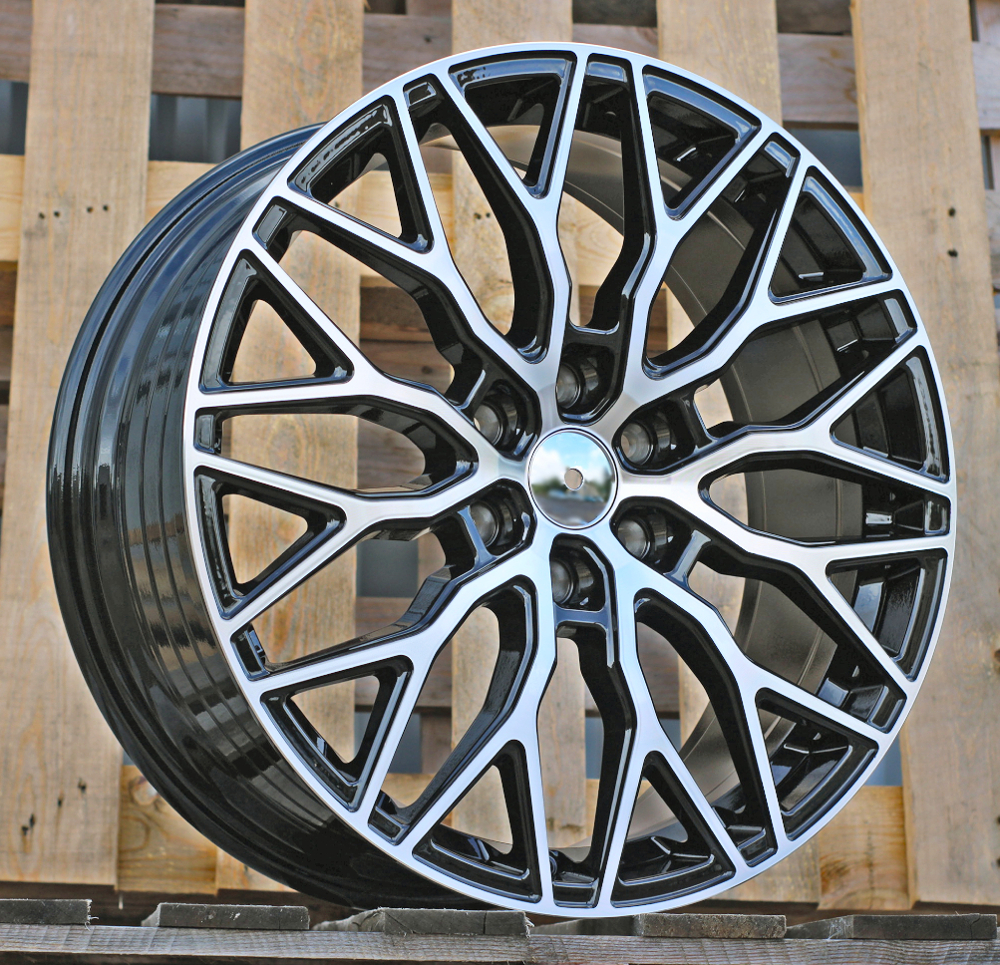 Diski R19 6x120 J8 ET48 RACINGLINE YF0412 FORD Black Polished (Hybrid Forged)