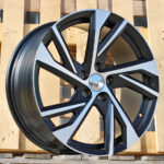 Diski R18 5×108 J8 ET45 RACINGLINE FE183 VOLVO Black Polished Half Matt (Hybrid Forged)
