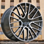 Diski R21 5×130 J9.5 ET46 RACINGLINE FE179 PORCHE Black Polished (Rear+Front) (Hybrid Forged)