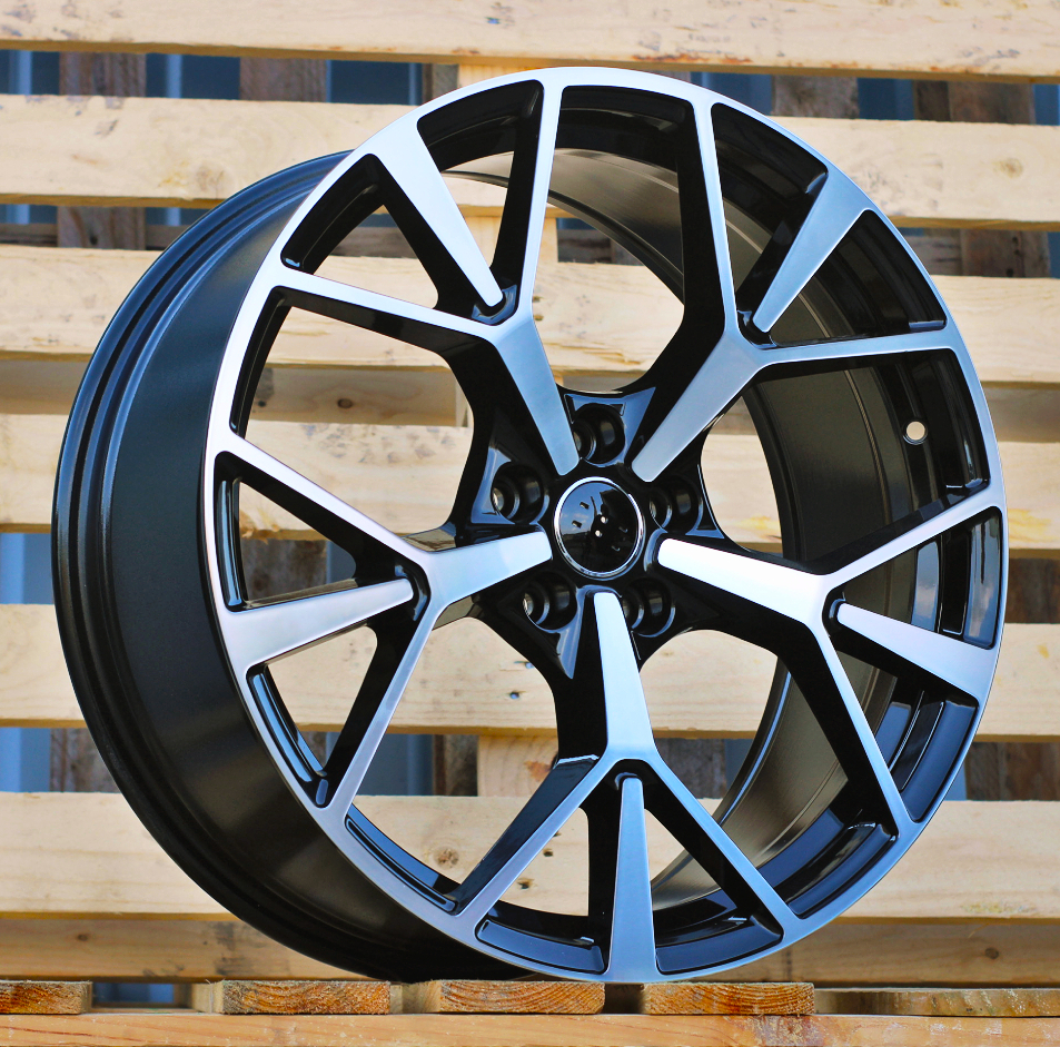 Diski R20 5x112 J8.5 ET38 RACINGLINE 3S1385 AUDI Black Polished (Hybrid Forged)