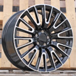 Diski R20 5×112 J9.5 ET51 RACINGLINE H3420F MERCEDES Black Polished (Rear+Front) (Hybrid Forged)