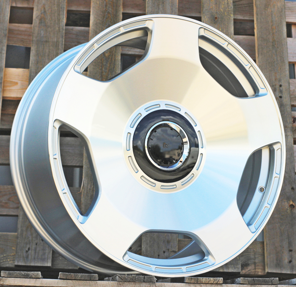Diski R22 5x130 J10 ET36 RACINGLINE F5133 MERCEDES Silver Polished (Hybrid Forged)
