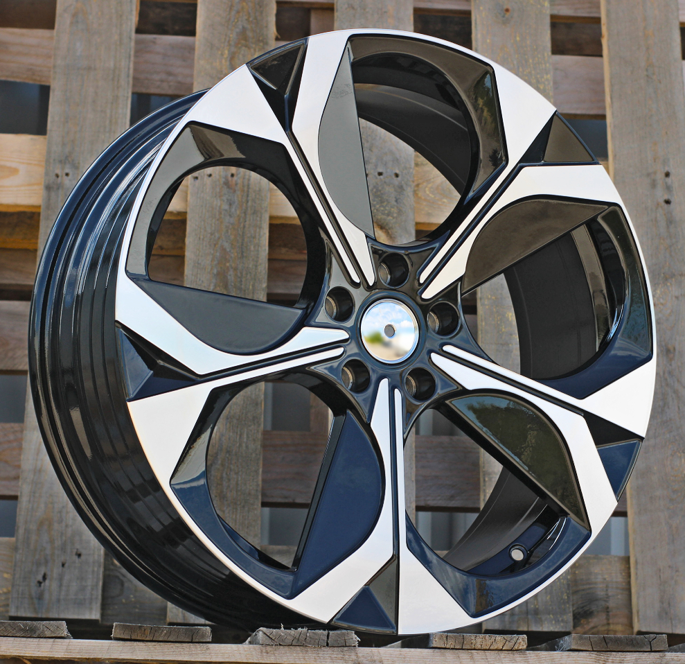 Diski R20 5x112 J8 ET41 RACINGLINE IN3653F SKODA Black Polished (Hybrid Forged)